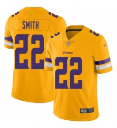 Youth Vikings 22 Harrison Smith Gold Stitched Football Limited Inverted Legend Jersey Youth Vikings 22 Harrison Smith Gold Stitched Football Limited Inverted Legend Jersey