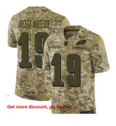 Eagles 19 JJ Arcega Whiteside Camo Men Stitched Football Limited 2018 Salute To Service Jersey Eagles 19 JJ Arcega Whiteside Camo Men Stitched Football Limited 2018 Salute To Service Jersey