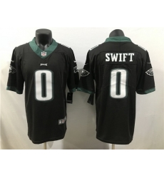 Men Philadelphia Eagles 0 D 27Andre Swift Black 2023 Draft Vapor Limited Stitched Football Jersey Men Philadelphia Eagles 0 D 27Andre Swift Black 2023 Draft Vapor Limited Stitched Football Jersey