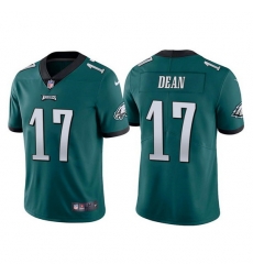 Men Philadelphia Eagles 17 Nakobe Dean Green Vapor Untouchable Limited Stitched jersey Men Philadelphia Eagles 17 Nakobe Dean Green Vapor Untouchable Limited Stitched jersey