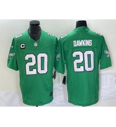 Men Philadelphia Eagles 20 Brian Dawkins Green 2023 F U S E With C Patch Vapor Untouchable Stitched Football Jersey Men Philadelphia Eagles 20 Brian Dawkins Green 2023 F U S E With C Patch Vapor Untouchable Stitched Football Jersey
