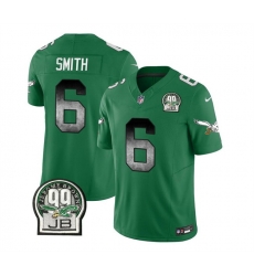 Men Philadelphia Eagles 6 DeVonta Smith Green 2023 F U S E Throwback Vapor Untouchable Limited Stitched Football Jersey Men Philadelphia Eagles 6 DeVonta Smith Green 2023 F U S E Throwback Vapor Untouchable Limited Stitched Football Jersey
