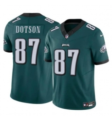Men Philadelphia Eagles 87 Jahan Dotson Green F U S E Vapor Untouchable Limited Stitched Football Jersey Men Philadelphia Eagles 87 Jahan Dotson Green F U S E Vapor Untouchable Limited Stitched Football Jersey
