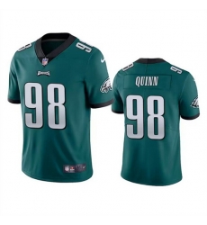 Men Philadelphia Eagles 98 Robert Quinn Green Vapor Untouchable Limited Stitched Jersey Men Philadelphia Eagles 98 Robert Quinn Green Vapor Untouchable Limited Stitched Jersey
