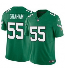 Men Philadelphia Eagles Brandon Graham #55 Green Vapor Limited Stitched NFL Jersey Men Philadelphia Eagles Brandon Graham #55 Green Vapor Limited Stitched NFL Jersey