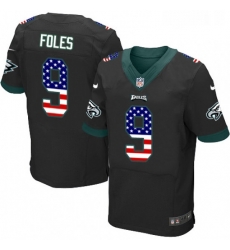 Mens Nike Philadelphia Eagles 9 Nick Foles Black Alternate USA Flag Fashion NFL Jersey Mens Nike Philadelphia Eagles 9 Nick Foles Black Alternate USA Flag Fashion NFL Jersey