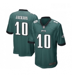 Mens Philadelphia Eagles 10 DeSean Jackson Game Midnight Green Team Color Football Jersey Mens Philadelphia Eagles 10 DeSean Jackson Game Midnight Green Team Color Football Jersey