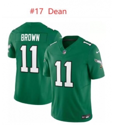 Men's Philadelphia Eagles Nakobe Dean #17 Nike Kelly Green Alternate Game Jersey Men's Philadelphia Eagles Nakobe Dean #17 Nike Kelly Green Alternate Game Jersey
