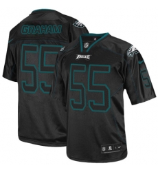 Nike Eagles #55 Brandon Graham Lights Out Black Mens Stitched NFL Elite Jersey Nike Eagles #55 Brandon Graham Lights Out Black Mens Stitched NFL Elite Jersey