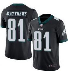 Nike Eagles #81 Jordan Matthews Black Mens Stitched NFL Limited Rush Jersey Nike Eagles #81 Jordan Matthews Black Mens Stitched NFL Limited Rush Jersey