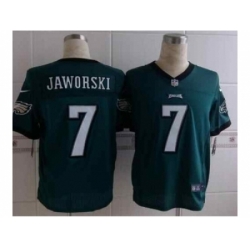 Nike Philadelphia Eagles 7 Ron Jaworski green Elite NFL Jersey