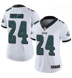 Eagles #24 Jordan Howard White Women Stitched Football Vapor Untouchable Limited Jersey Eagles #24 Jordan Howard White Women Stitched Football Vapor Untouchable Limited Jersey