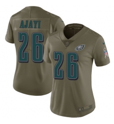 Nike Eagles #26 Jay Ajayi Olive Womens Stitched NFL Limited 2017 Salute to Service Jersey Nike Eagles #26 Jay Ajayi Olive Womens Stitched NFL Limited 2017 Salute to Service Jersey