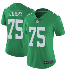 Nike Eagles #75 Vinny Curry Green Womens Stitched NFL Limited Rush Jersey Nike Eagles #75 Vinny Curry Green Womens Stitched NFL Limited Rush Jersey