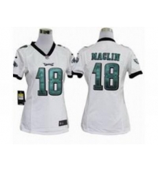 Nike Women NFL Philadelphia Eagles #18 Jeremy Maclin White Jerseys Nike Women NFL Philadelphia Eagles #18 Jeremy Maclin White Jerseys