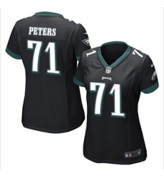 Women NEW Eagles #71 Jason Peters Black Alternate Stitched NFL New Elite Jersey Women NEW Eagles #71 Jason Peters Black Alternate Stitched NFL New Elite Jersey