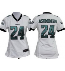Women Nike Philadelphia Eagles #24 Nnamdi Asomugha White Nike NFL Jerseys Women Nike Philadelphia Eagles #24 Nnamdi Asomugha White Nike NFL Jerseys