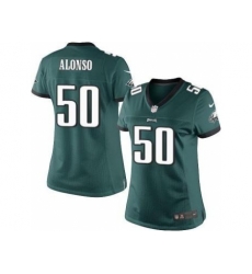 Women Nike Philadelphia Eagles 50 Kiko Alonso Green NFL Jersey Women Nike Philadelphia Eagles 50 Kiko Alonso Green NFL Jersey