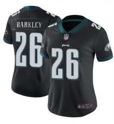 Women Philadelphia Eagles 26 Saquon Barkley Black Vapor Untouchable Limited Stitched Football Jersey Women Philadelphia Eagles 26 Saquon Barkley Black Vapor Untouchable Limited Stitched Football Jersey