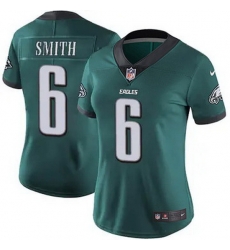 Women Philadelphia Eagles DeVonta Smith #6 Green F U S E Stitched NFL Jersey Women Philadelphia Eagles DeVonta Smith #6 Green F U S E Stitched NFL Jersey