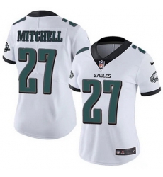 Women Philadelphia Eagles Quinyon Mitchell #27 White F U S E Stitched NFL Jersey Women Philadelphia Eagles Quinyon Mitchell #27 White F U S E Stitched NFL Jersey