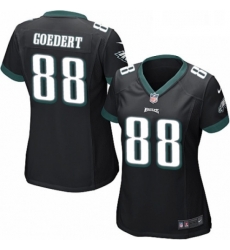 Womens Nike Philadelphia Eagles 88 Dallas Goedert Game Black Alternate NFL Jersey Womens Nike Philadelphia Eagles 88 Dallas Goedert Game Black Alternate NFL Jersey