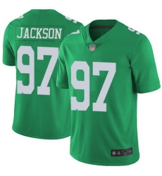 Eagles 97 Malik Jackson Green Youth Stitched Football Limited Rush Jersey Eagles 97 Malik Jackson Green Youth Stitched Football Limited Rush Jersey