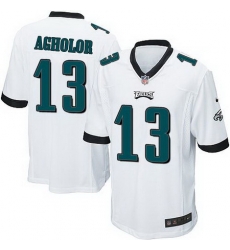 Nike Eagles #13 Nelson Agholor White Youth Stitched NFL New Elite Jersey Nike Eagles #13 Nelson Agholor White Youth Stitched NFL New Elite Jersey