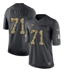 Nike Eagles #71 Jason Peters Black Youth Stitched NFL Limited 2016 Salute to Service Jersey Nike Eagles #71 Jason Peters Black Youth Stitched NFL Limited 2016 Salute to Service Jersey