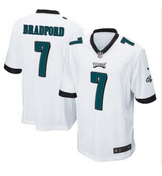 Youth NEW Eagles #7 Sam Bradford White Stitched NFL New Elite Jersey Youth NEW Eagles #7 Sam Bradford White Stitched NFL New Elite Jersey