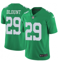 Youth Nike Eagles #29 LeGarrette Blount Green Stitched NFL Limited Rush Jersey Youth Nike Eagles #29 LeGarrette Blount Green Stitched NFL Limited Rush Jersey