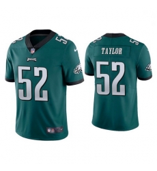 Youth Nike Eagles 52 Davion Taylor Green Vapor Limited NFL Stitched Jersey Youth Nike Eagles 52 Davion Taylor Green Vapor Limited NFL Stitched Jersey
