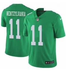 Youth Nike Philadelphia Eagles 11 Carson Wentz Limited Green Rush Vapor Untouchable Wentzylvania NFL Jersey Youth Nike Philadelphia Eagles 11 Carson Wentz Limited Green Rush Vapor Untouchable Wentzylvania NFL Jersey