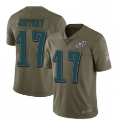 Youth Nike Philadelphia Eagles 17 Alshon Jeffery Limited Olive 2017 Salute to Service NFL Jersey Youth Nike Philadelphia Eagles 17 Alshon Jeffery Limited Olive 2017 Salute to Service NFL Jersey