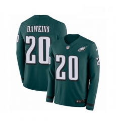 Youth Nike Philadelphia Eagles 20 Brian Dawkins Limited Green Therma Long Sleeve NFL Jersey Youth Nike Philadelphia Eagles 20 Brian Dawkins Limited Green Therma Long Sleeve NFL Jersey
