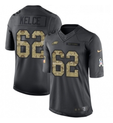Youth Nike Philadelphia Eagles 62 Jason Kelce Limited Black 2016 Salute to Service NFL Jersey Youth Nike Philadelphia Eagles 62 Jason Kelce Limited Black 2016 Salute to Service NFL Jersey