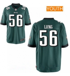 Youth Philadelphia Eagles #56 Chris Long Midnight Green Team Color Stitched NFL Nike Jersey Youth Philadelphia Eagles #56 Chris Long Midnight Green Team Color Stitched NFL Nike Jersey