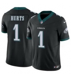 Youth Philadelphia Eagles Jalen Hurts 1 Black F U S E Stitched NFL Jersey Youth Philadelphia Eagles Jalen Hurts 1 Black F U S E Stitched NFL Jersey