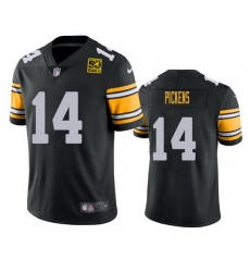 Men Pittsburgh Steelers 14 George Pickens Black 2023 50th Anniversary Vapor Untouchable Limited Jersey Men Pittsburgh Steelers 14 George Pickens Black 2023 50th Anniversary Vapor Untouchable Limited Jersey