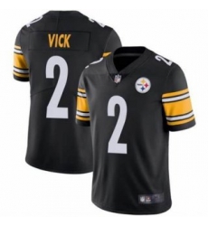 Men Pittsburgh Steelers 2 Michael Vick Black Vapor Untouchable Limited Stitched Jersey Men Pittsburgh Steelers 2 Michael Vick Black Vapor Untouchable Limited Stitched Jersey