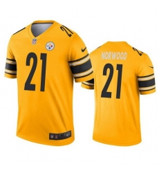 Men Pittsburgh Steelers 21 Tre Norwood Gold Inverted Legend Stitched Jerse Men Pittsburgh Steelers 21 Tre Norwood Gold Inverted Legend Stitched Jerse