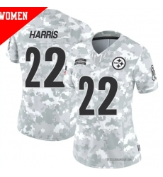 Men Pittsburgh Steelers #22 Najee Harris 2024 Arctic Camo Salute To Service Limited Stitched Football Jersey Men Pittsburgh Steelers #22 Najee Harris 2024 Arctic Camo Salute To Service Limited Stitched Football Jersey