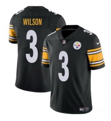 Men Pittsburgh Steelers 3 Russell Wilson Black Vapor Untouchable Limited Football Stitched Jersey Men Pittsburgh Steelers 3 Russell Wilson Black Vapor Untouchable Limited Football Stitched Jersey