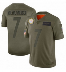 Men Pittsburgh Steelers 7 Ben Roethlisberger Limited Camo 2019 Salute to Service Football Jersey Men Pittsburgh Steelers 7 Ben Roethlisberger Limited Camo 2019 Salute to Service Football Jersey