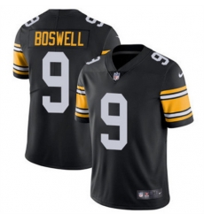 Men Pittsburgh Steelers 9 Chris Boswell Black Vapor Untouchable Stitched Jersey Men Pittsburgh Steelers 9 Chris Boswell Black Vapor Untouchable Stitched Jersey