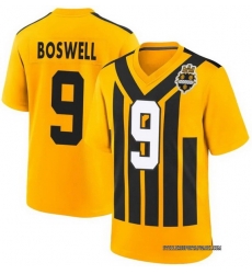 Men Pittsburgh Steelers Chris Boswell #9 Gold 1933 F U S E Throwback Alternate Football Stitched Football Jersey Men Pittsburgh Steelers Chris Boswell #9 Gold 1933 F U S E Throwback Alternate Football Stitched Football Jersey