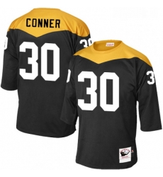 Mens Mitchell and Ness Pittsburgh Steelers 30 James Conner Elite Black 1967 Home Throwback NFL Jersey Mens Mitchell and Ness Pittsburgh Steelers 30 James Conner Elite Black 1967 Home Throwback NFL Jersey