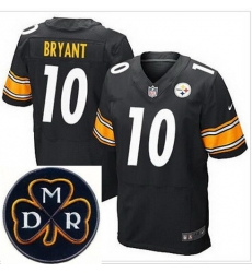 Men's Nike Pittsburgh Steelers #10 Martavis Bryant Black Team Color NFL Elite MDR Dan Rooney Patch Jersey Men's Nike Pittsburgh Steelers #10 Martavis Bryant Black Team Color NFL Elite MDR Dan Rooney Patch Jersey