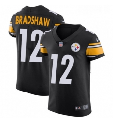Mens Nike Pittsburgh Steelers 12 Terry Bradshaw Black Team Color Vapor Untouchable Elite Player NFL Jersey Mens Nike Pittsburgh Steelers 12 Terry Bradshaw Black Team Color Vapor Untouchable Elite Player NFL Jersey