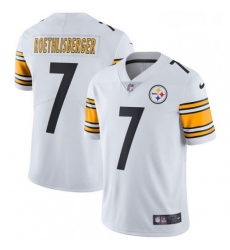 Mens Nike Pittsburgh Steelers 7 Ben Roethlisberger White Vapor Untouchable Limited Player NFL Jersey Mens Nike Pittsburgh Steelers 7 Ben Roethlisberger White Vapor Untouchable Limited Player NFL Jersey
